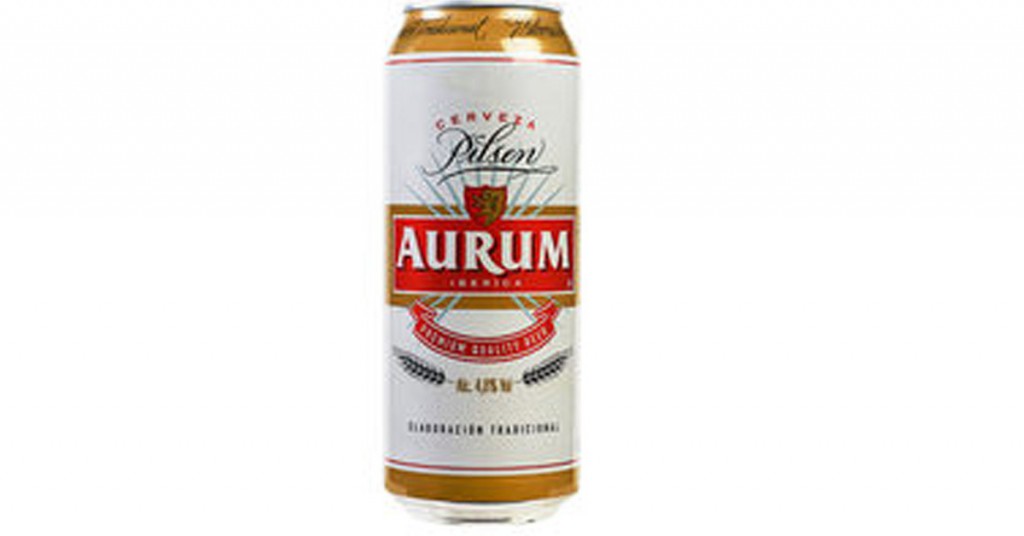 Cerveza Aurum (Fuente: Eroski)