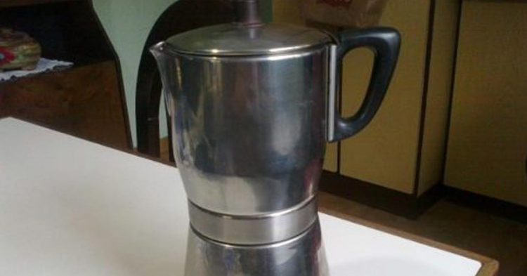 La cafetera italiana (Fuente: Twitter)