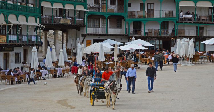 La plaza Mayor de Chinchón en Madrid (Flickr)