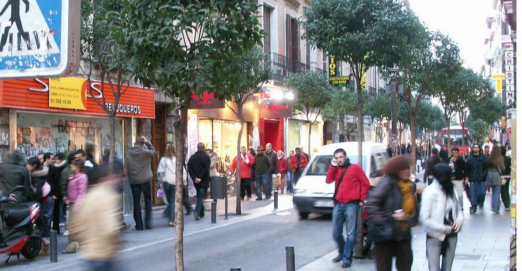 Calle de Fuencarral en Madrid (Flickr)