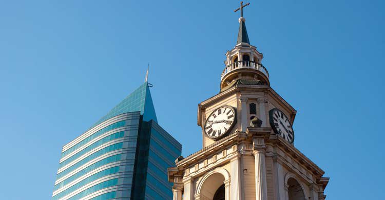 Iglesia de San Francisco en Santiago de Chile (iStock)