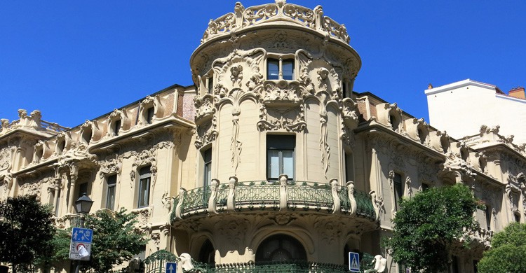 El modernista Palacio de Longoria en Madrid (Flickr)