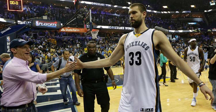 Marc Gasol está plenamente integrado en Memphis y en su franquicia, los Grizzlies. AP Photo (Gtres)