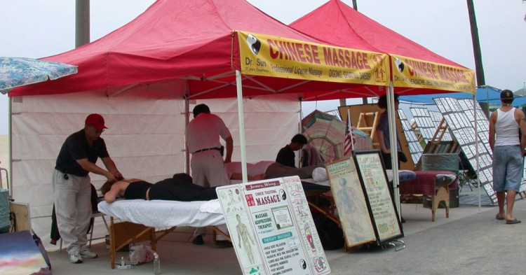 Los famosos y polémicos masajes chinos (Flickr)