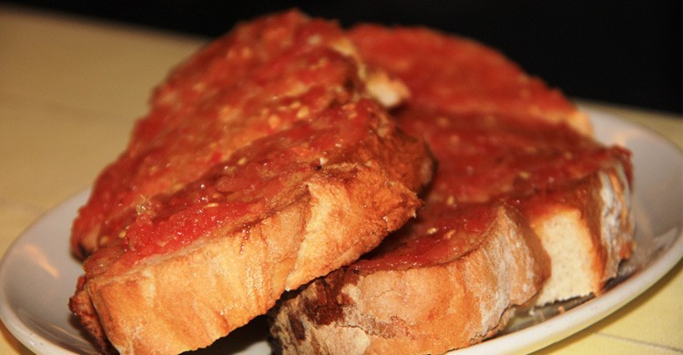 El tradicional pan con tomate de Barcelona (Flickr)