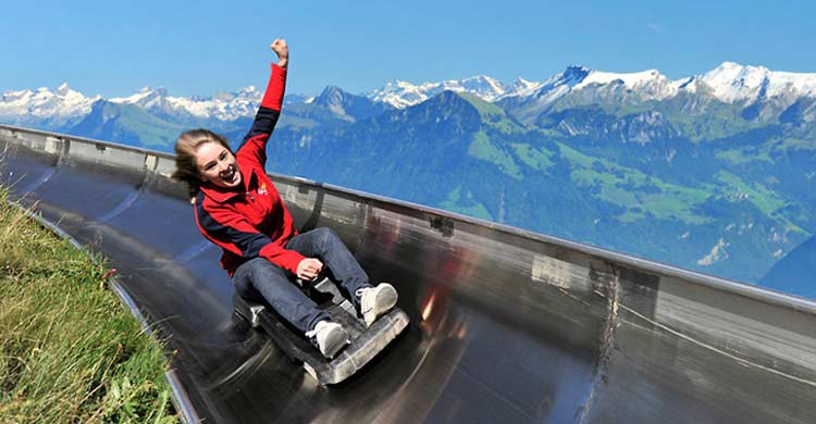 Tobogán del monte Pilatus, en Lucerna (pilatus.ch)