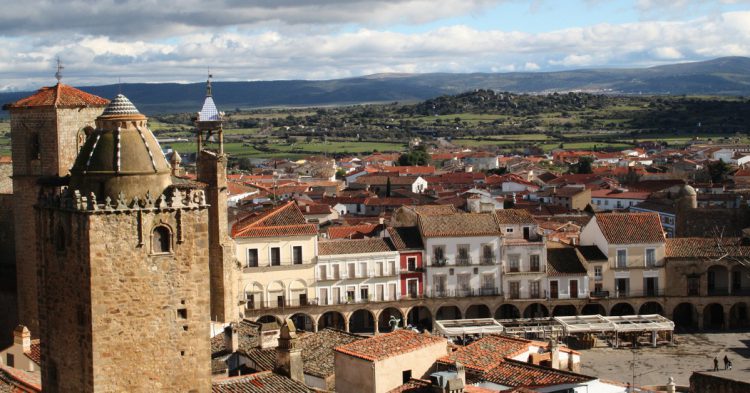 Panorámica del casco antiguo de Trujillo (Flickr)