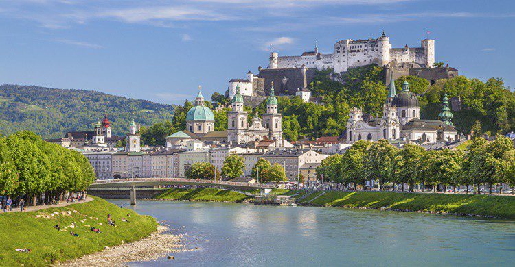 Vista parcial de Salzburgo. Bluejayphoto (iStock)