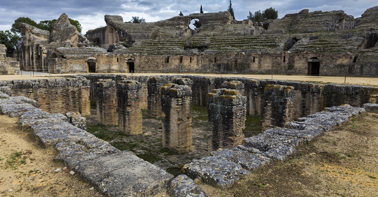 Ruinas de Itálica en Santiponce. Estellez (iStock)