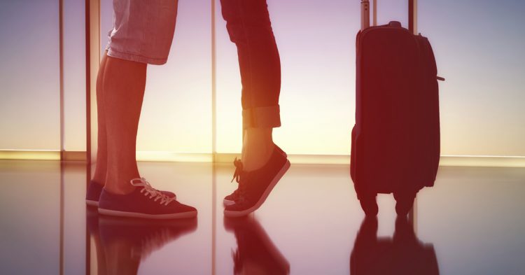 Encontrar el amor en el aeropuerto (iStock)