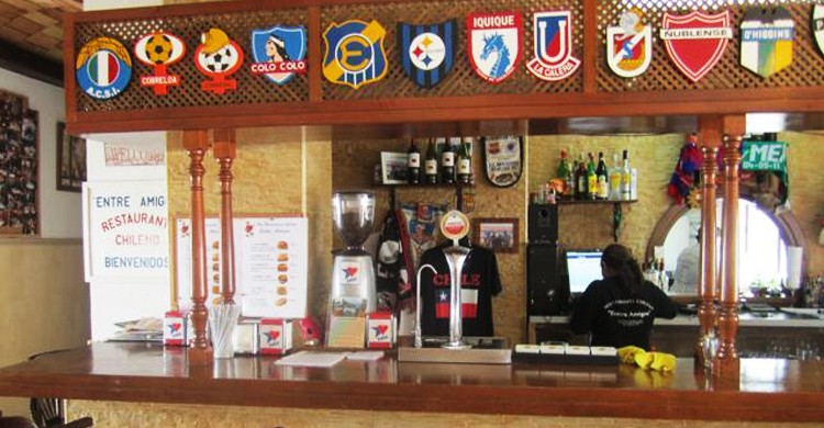 Barra del restaurante (Restaurante Entre Amigos)