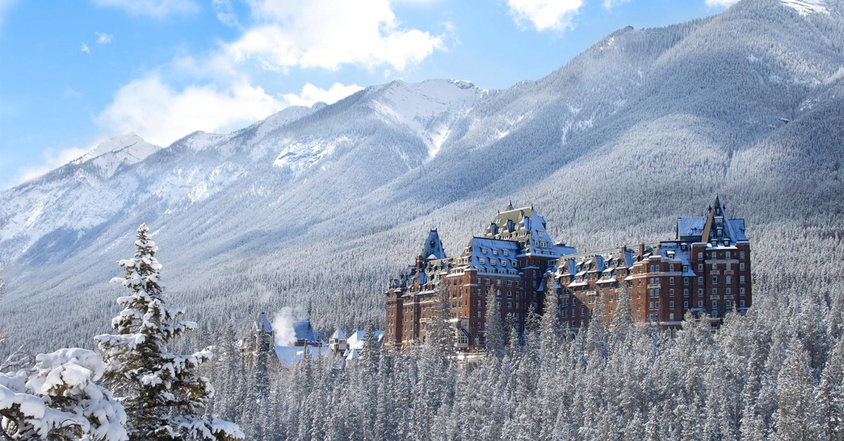 Desde el bosque nevado. Fairmont Hotels & Resorts (Facebook)