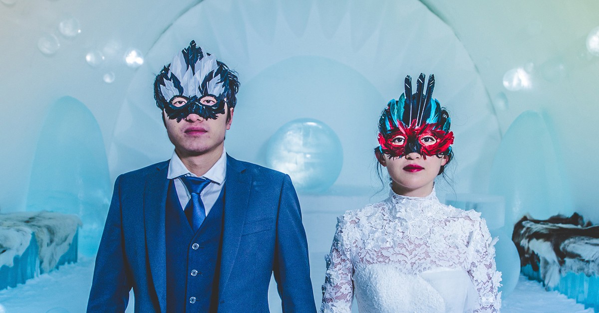 Pareja en el ICEHOTEL. Asaf Kllger (ICEHOTEL)