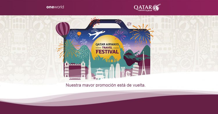 Tu vuelo a un precio increíble con Qatar Airways Travel Festival