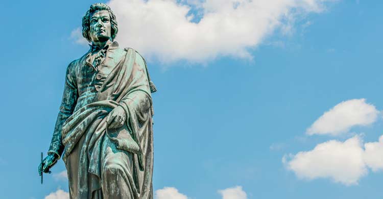 Estatua dedicada a Mozart (iStock)