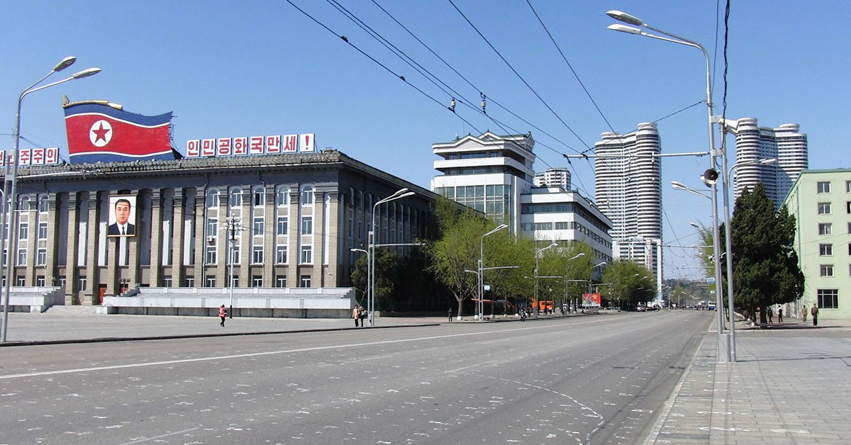 Calles desiertas en Corea del Norte (Comrade Anatolii, Flickr)