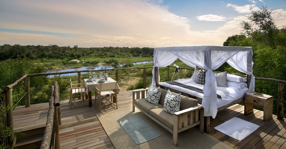 Tinyeleti Treehouse (Web de Lion Sands Game Reserve)