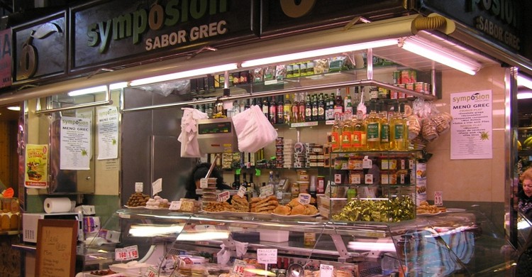 Puesto de la Boquería Symposion Sabor Grec (www.boquería.info)