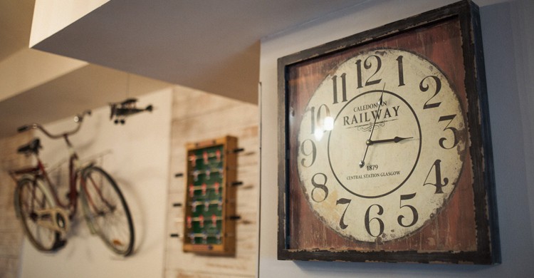 El reloj del Tactic Café (http://www.tacticgame.es/)