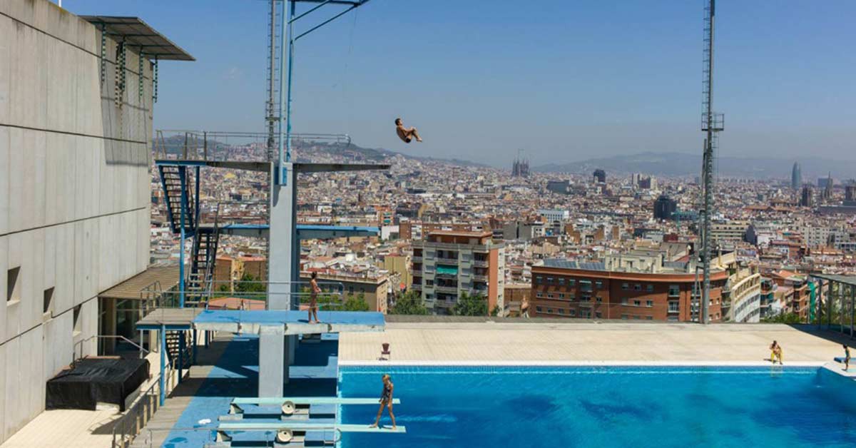 Piscina de saltos de trampolín de los Juegos Olímpicos de Barcelona 1992 (today.com)