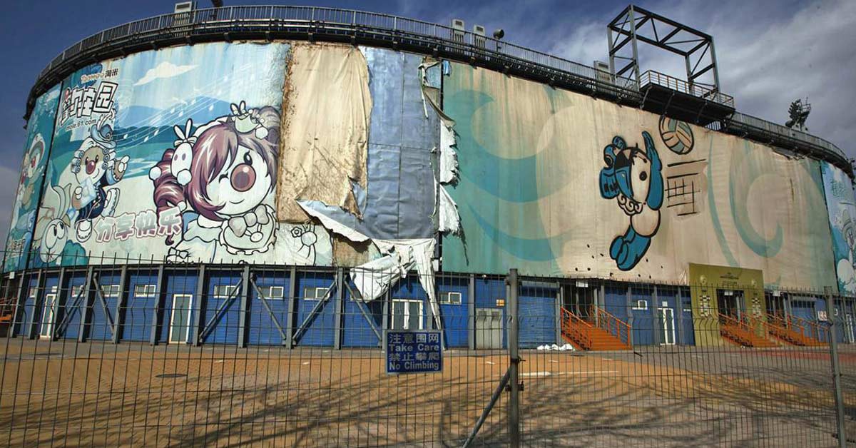 Recinto de voley playa de Pekín 2008 (abcgonews.com)