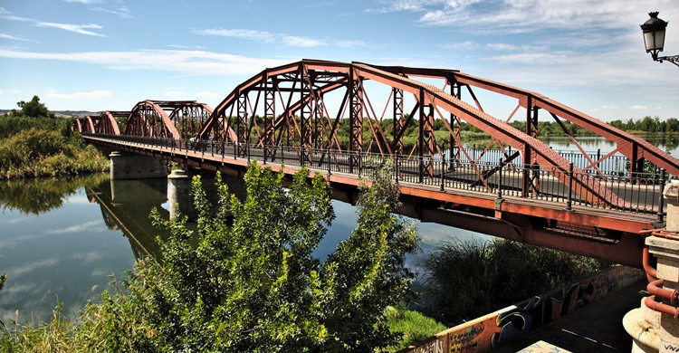 Puente de la Reina Sofía sobre el Tajo en Talavera. cr4ft3d sh4p3 (Flickr)