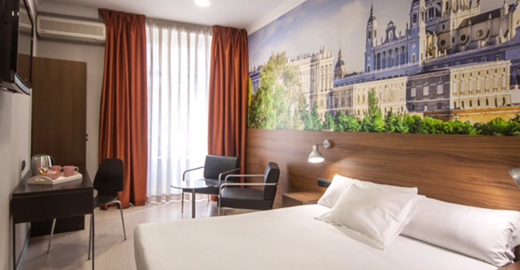 Habitación del The Citadel (http://www.bypillow.com/es/alojamiento/madrid/the-citadel)