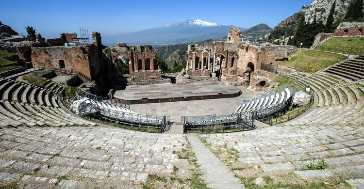 Teatro griego de Taormina. Luiginifosi (iStock)