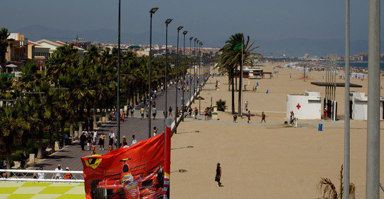 Playa de la Malvarrosa de Valencia. Emilio del Prado (Flickr)