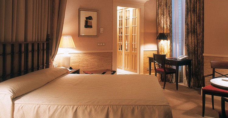 Una de las habitaciones (Web del hotel Adler)