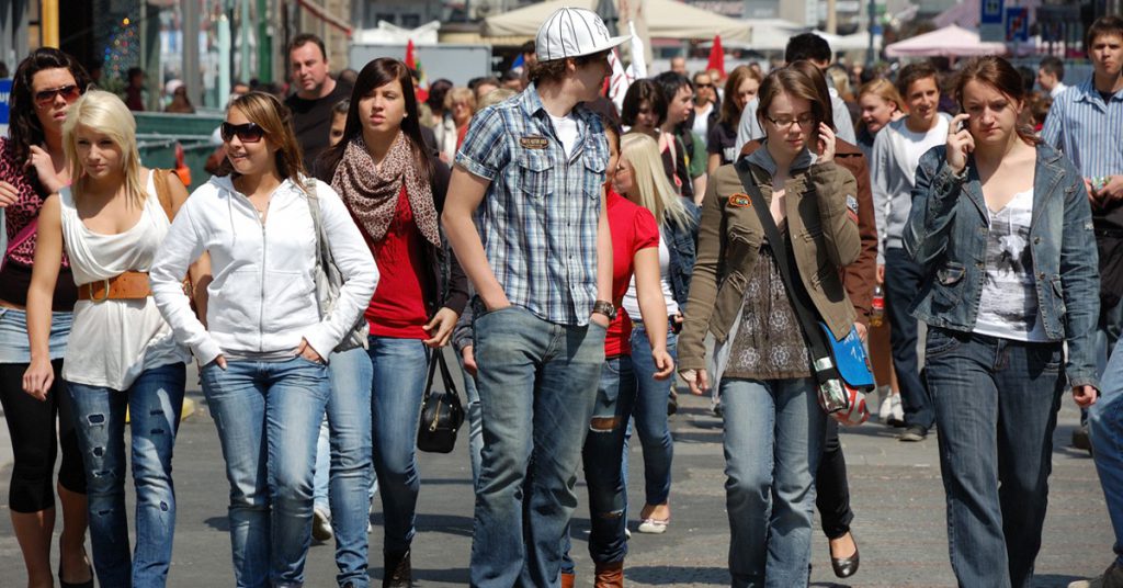 Estudiantes en Viena (Cha già José, Foter)