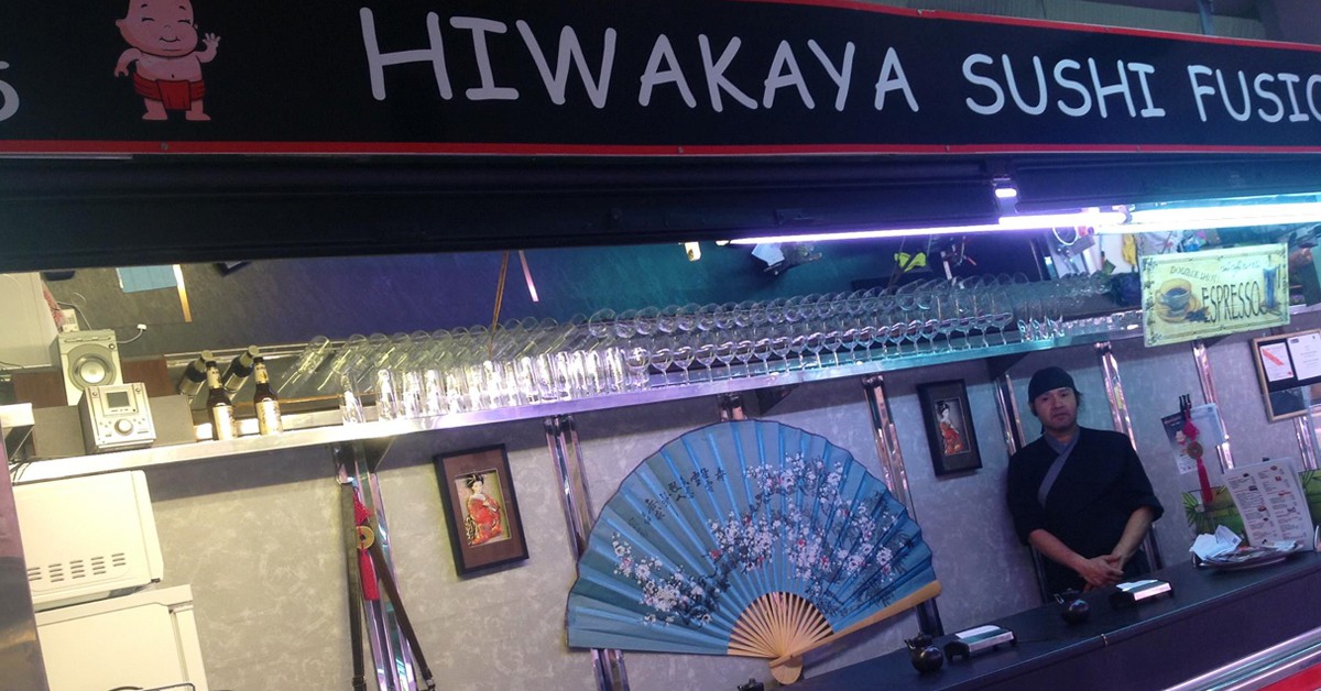 Vista del puesto (Hiwakaya Sushi Fusion, Facebook)