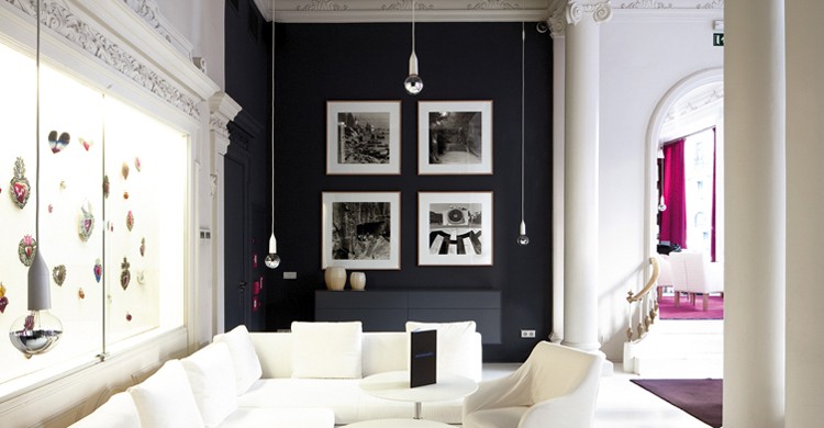 Uno de los salones (Web del hotel Las Letras)