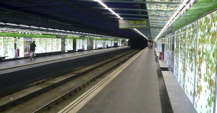 Estación de Metro Liceu en Barcelona (Flickr)