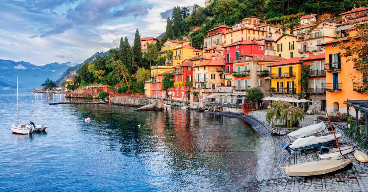 Vista de Menaggio, en la provincia de Como (iStock)