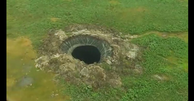 Cráteres en Siberia (Youtube)