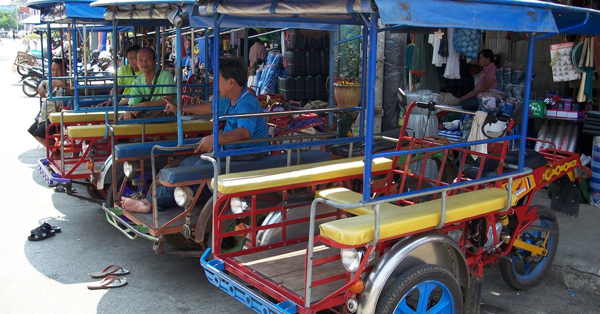Los famosos tuk-tuks de Tailandia (Flickr)
