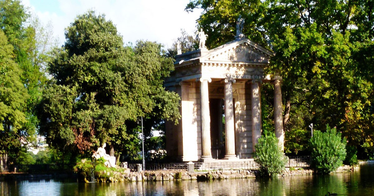 La pictórica Villa Borghese de Roma (Flickr)