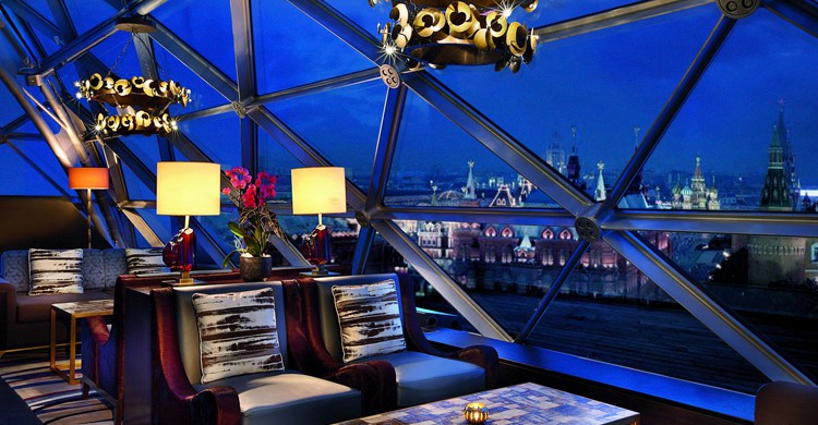 Vistas desde el lounge del hotel (Web de Ritz-Carlton)
