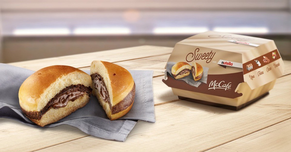 Hamburguesa de Nutella.