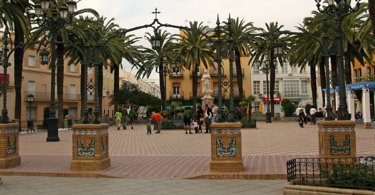 Plaza en Ayamonte. Bert Kaufmann (Flickr)