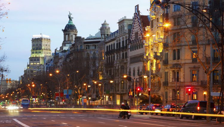 Paseo de Gracia en Barcelona. JackF (iStock)