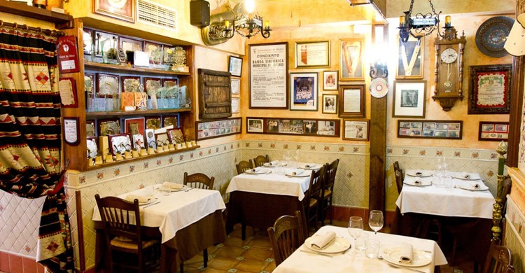 Vista del comedor (Web del restaurante Casa Granero)