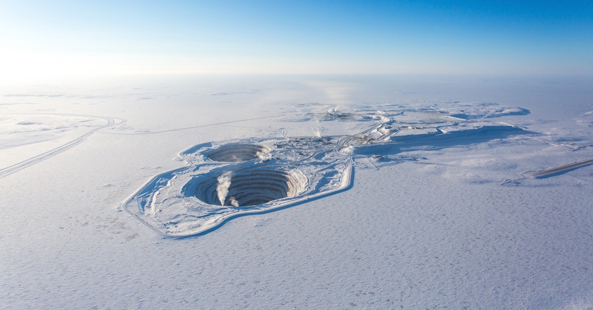 Vista aérea y nevada (Web de Rio Tinto)