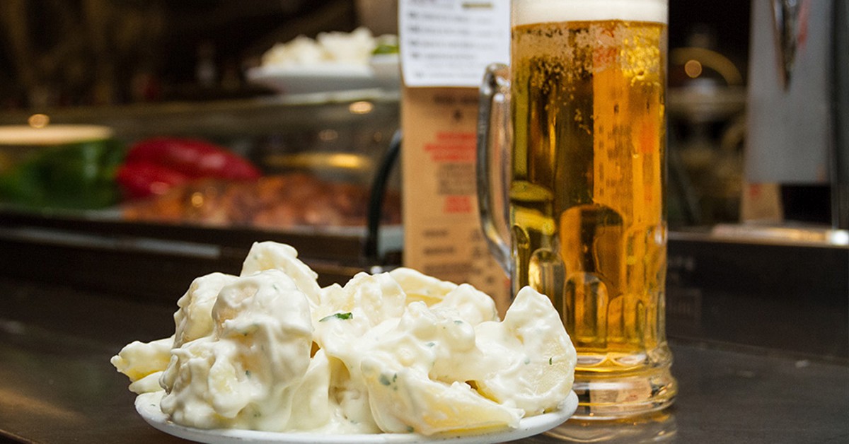 Las alioli en la barra (Web de Docamar)