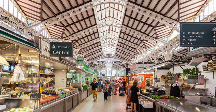 Mercado Central de Valencia (wikimedia.org)