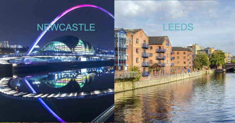 Newcastle y Leeds (iStock)