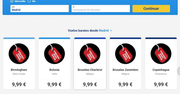 Ofertas Ryanair