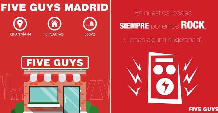Five Guys Madrid (Five Guys, Facebook)