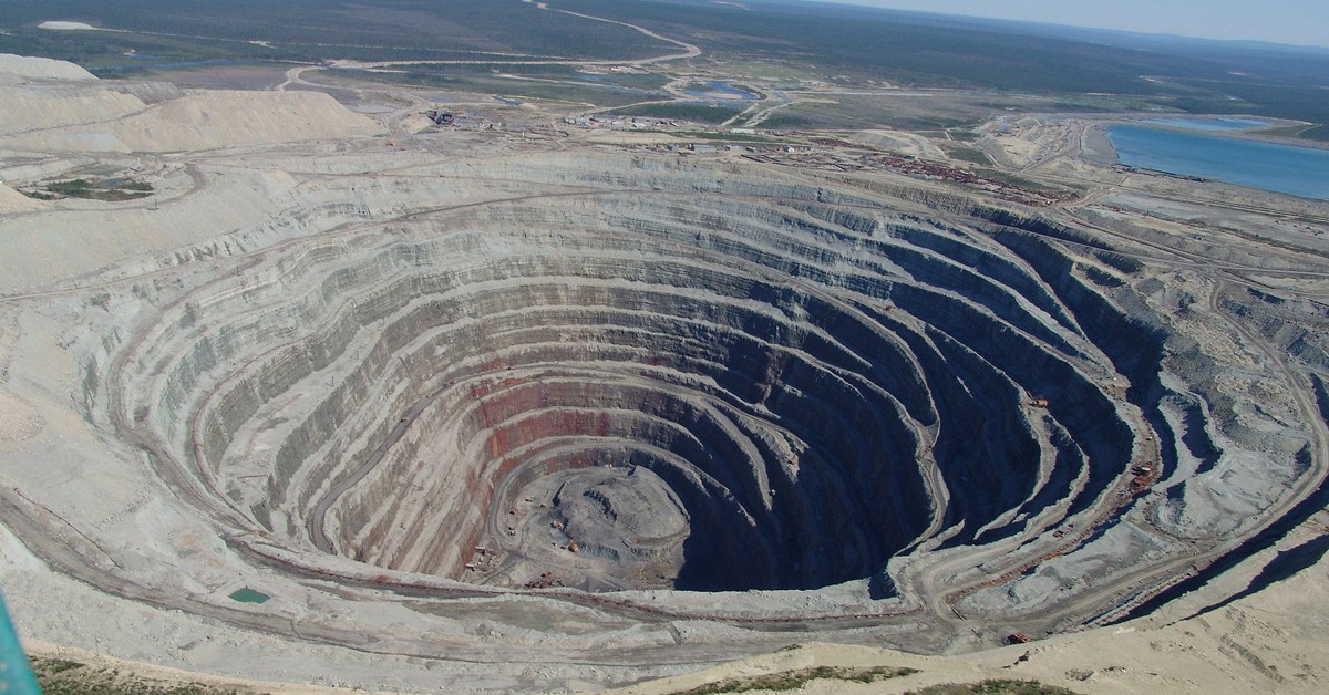 La boca de Udachnaya (Stepanovas, Wikipedia)